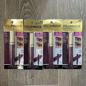 LAST SET 4X L'Oreal Voluminous Original Mascara in Deep Burgundy ( Firm Price )